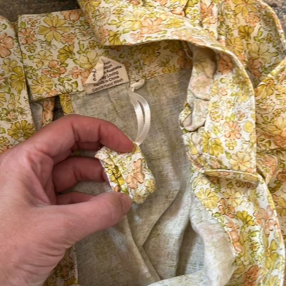 Oak Meadow tea dress in lemon - Picture 4 of 7